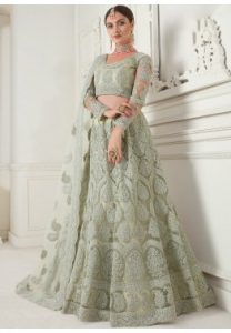 full sleeves lehenga blouse design