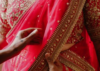 bride in lehenga