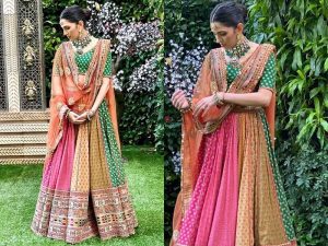 blended lehenga design