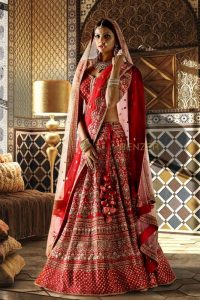 double dupatta lehenga design