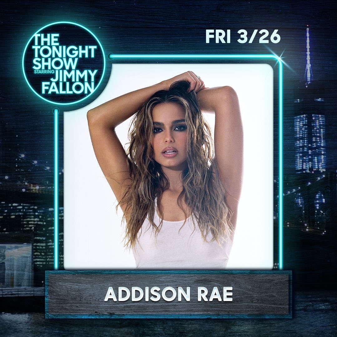 addison rae on jimmy fallon