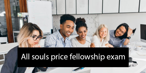 All souls price fellowship exam