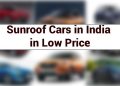 Top 10 Sunroof Cars in India in Low Price (2021)