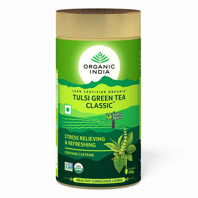 organic india green tea 