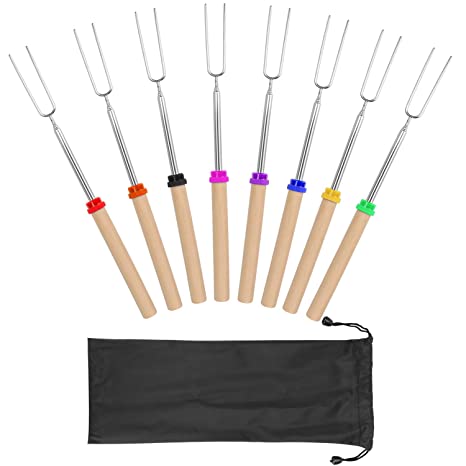 campfire cooking kit - Roasting forks and campfire sticks