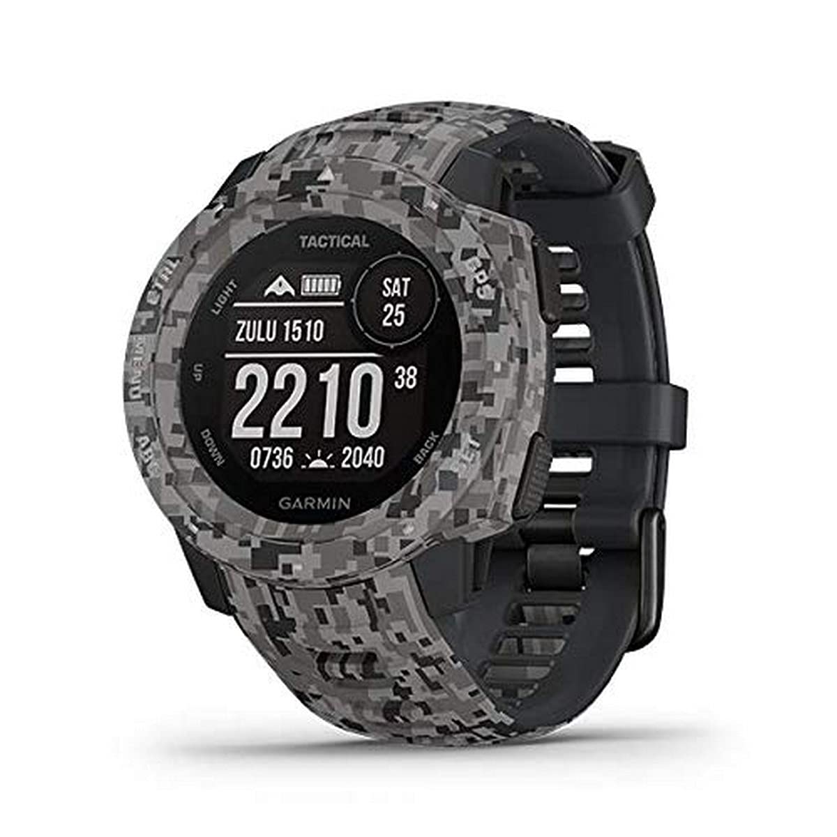 military watches - Garmin Instinct Tactical Camo Carbon Watch