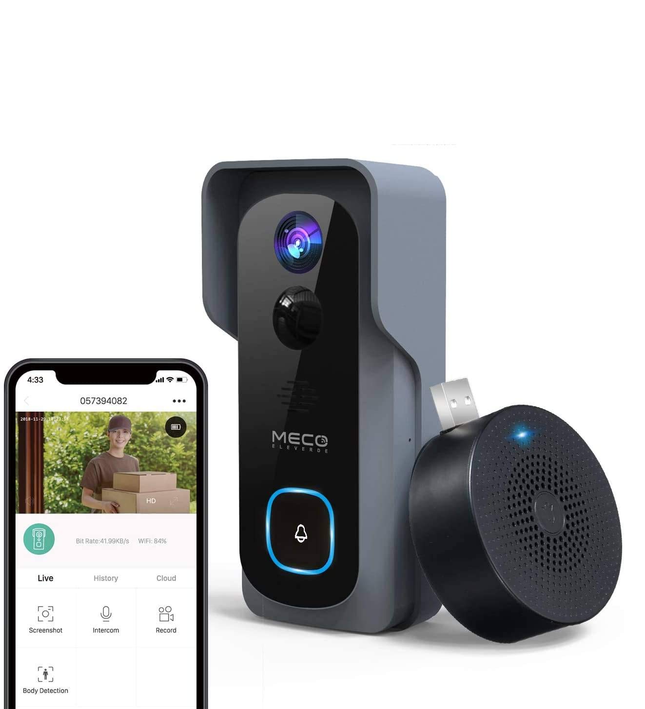 peephole cameras - MECO doorbell camera 