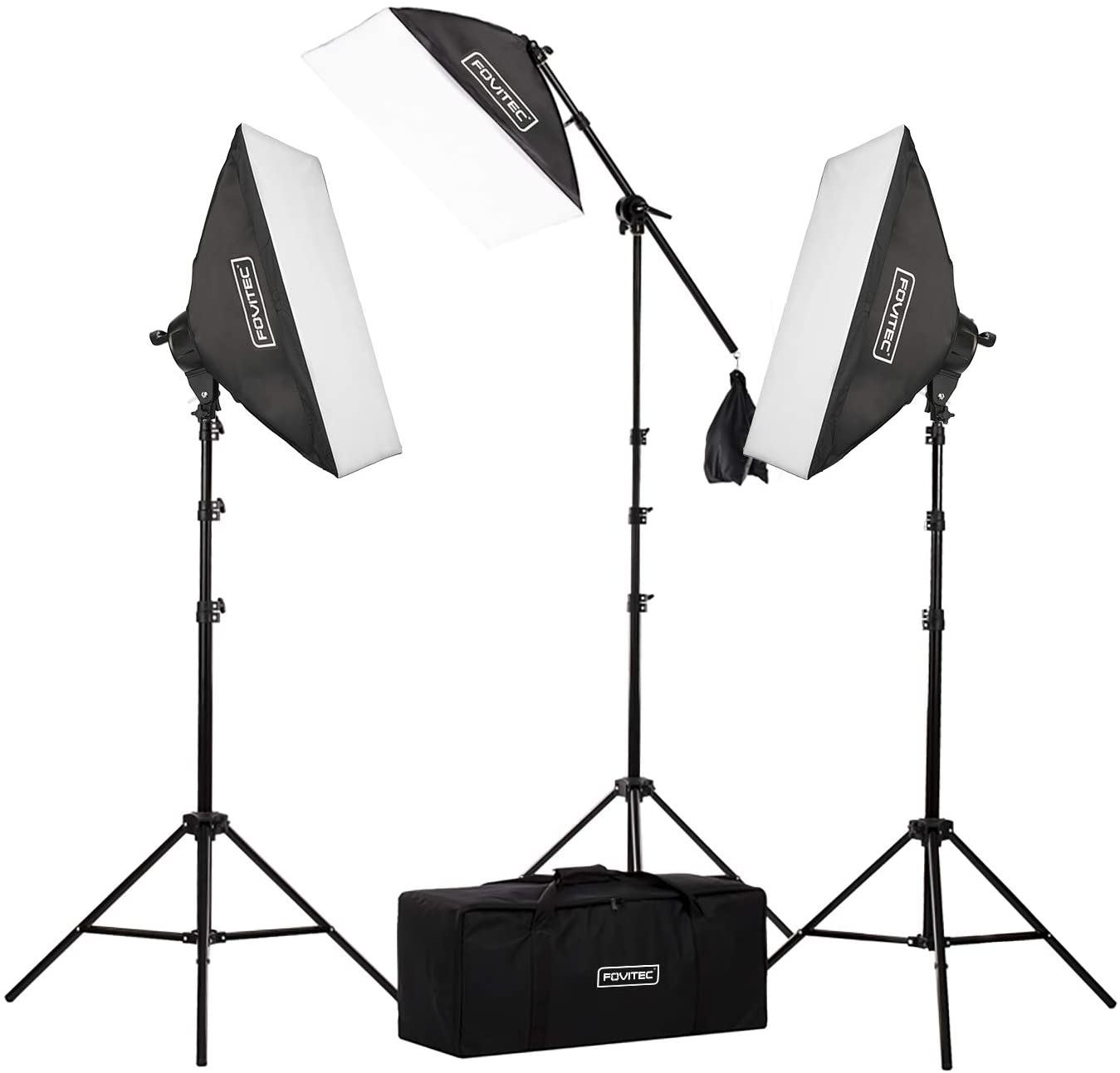 stream lighting - Fovitec - 3 light fluorescent studio lighting kits