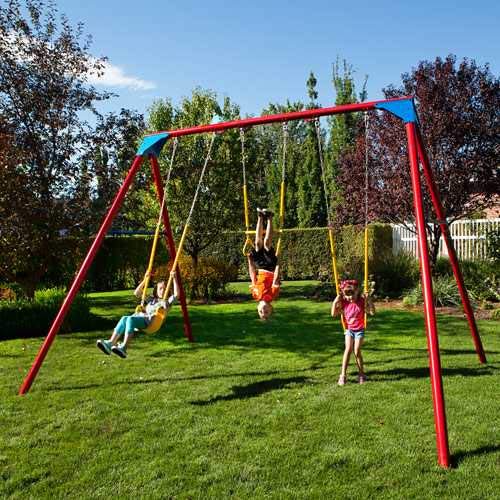 Lifetimt 10-Foot Metal Deluxe Swing Set