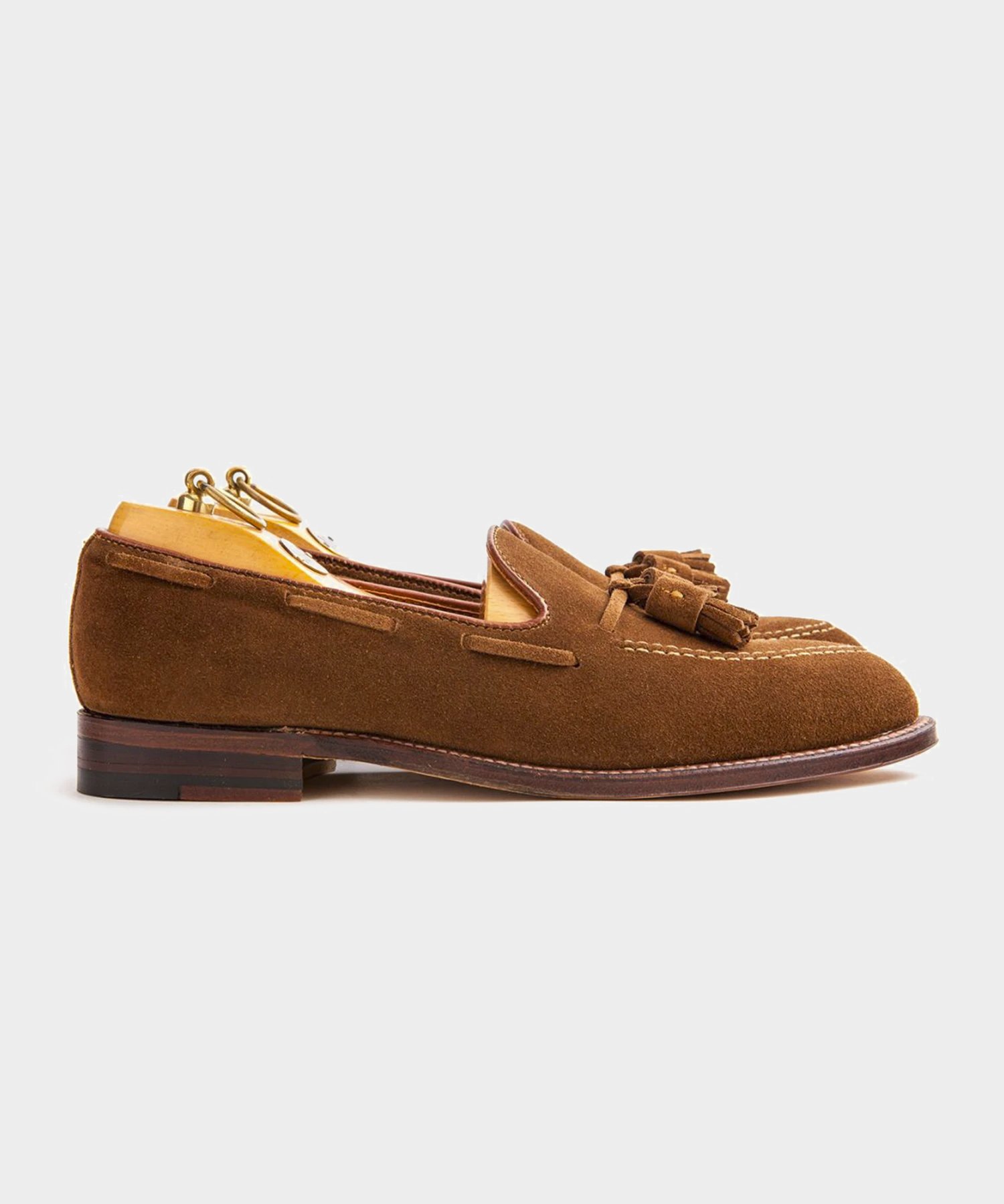loafer shoes - Alden Snuff Suede Tassel loafer 