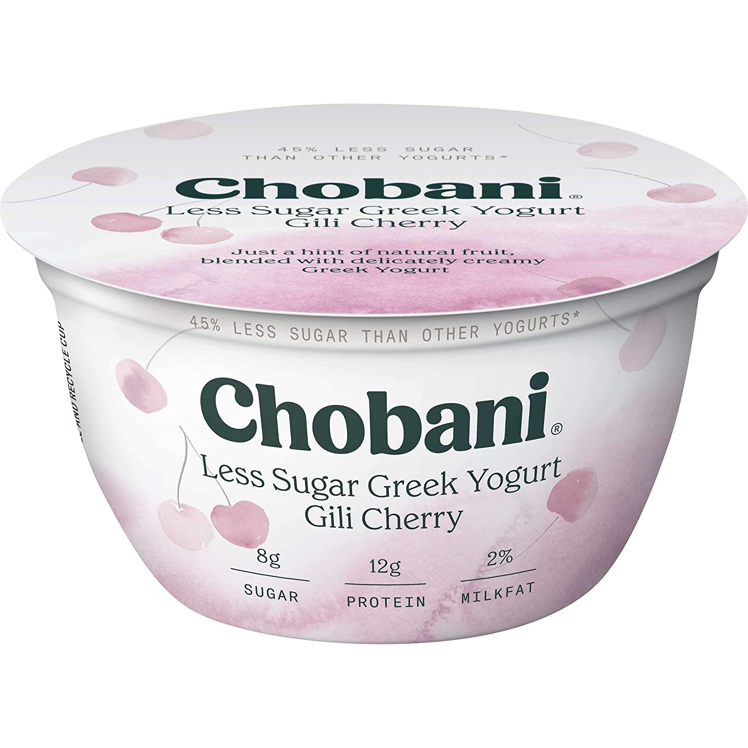 Chobani Less Sugar, Gili Cherry