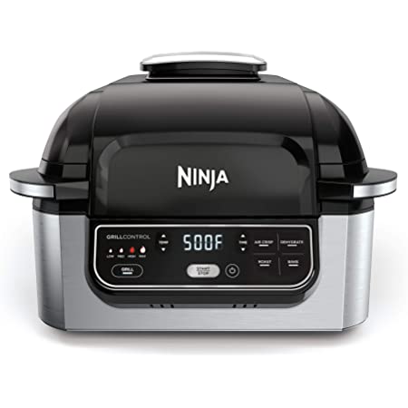 best smokeless indoor grills - Ninja foodie 5-in-1 electric grill (AG301)