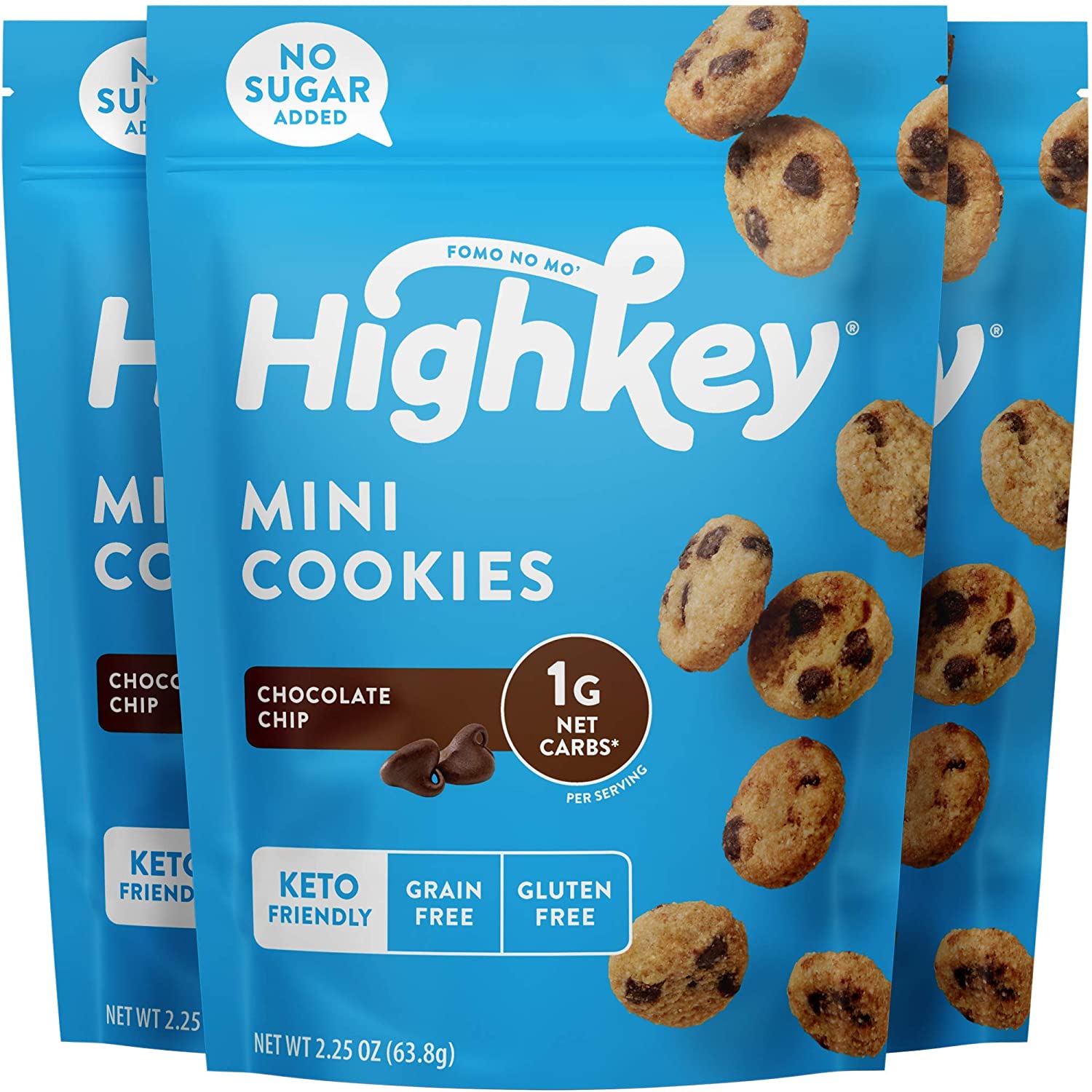 sugar free cookies - HighKey Keto Mini Chocolate Chip Cookies