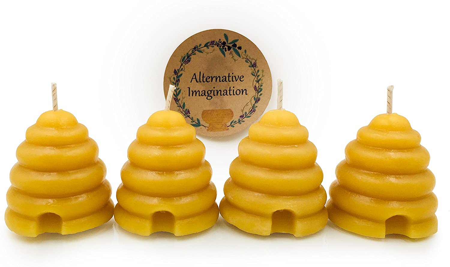 Natural Beehive Candle Votives