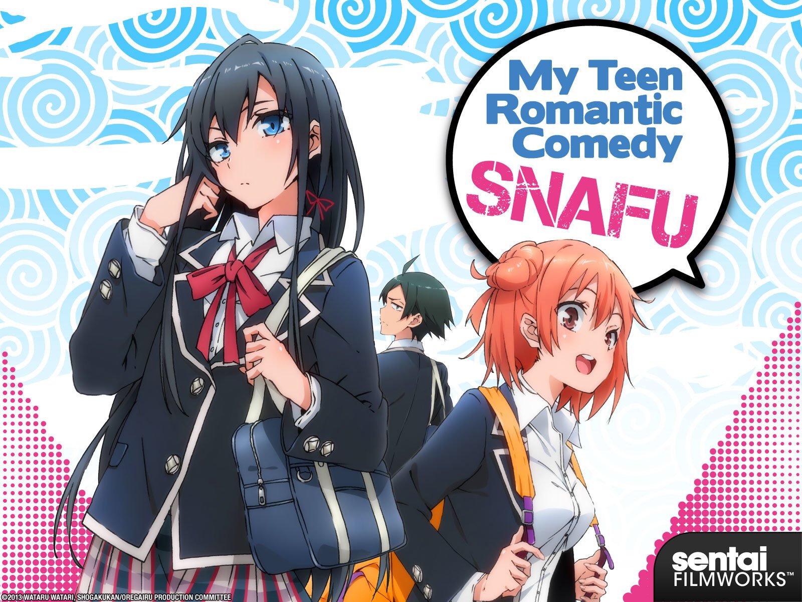 best anime of all time - OreGairu: My Teen Romantic Comedy SNAFU