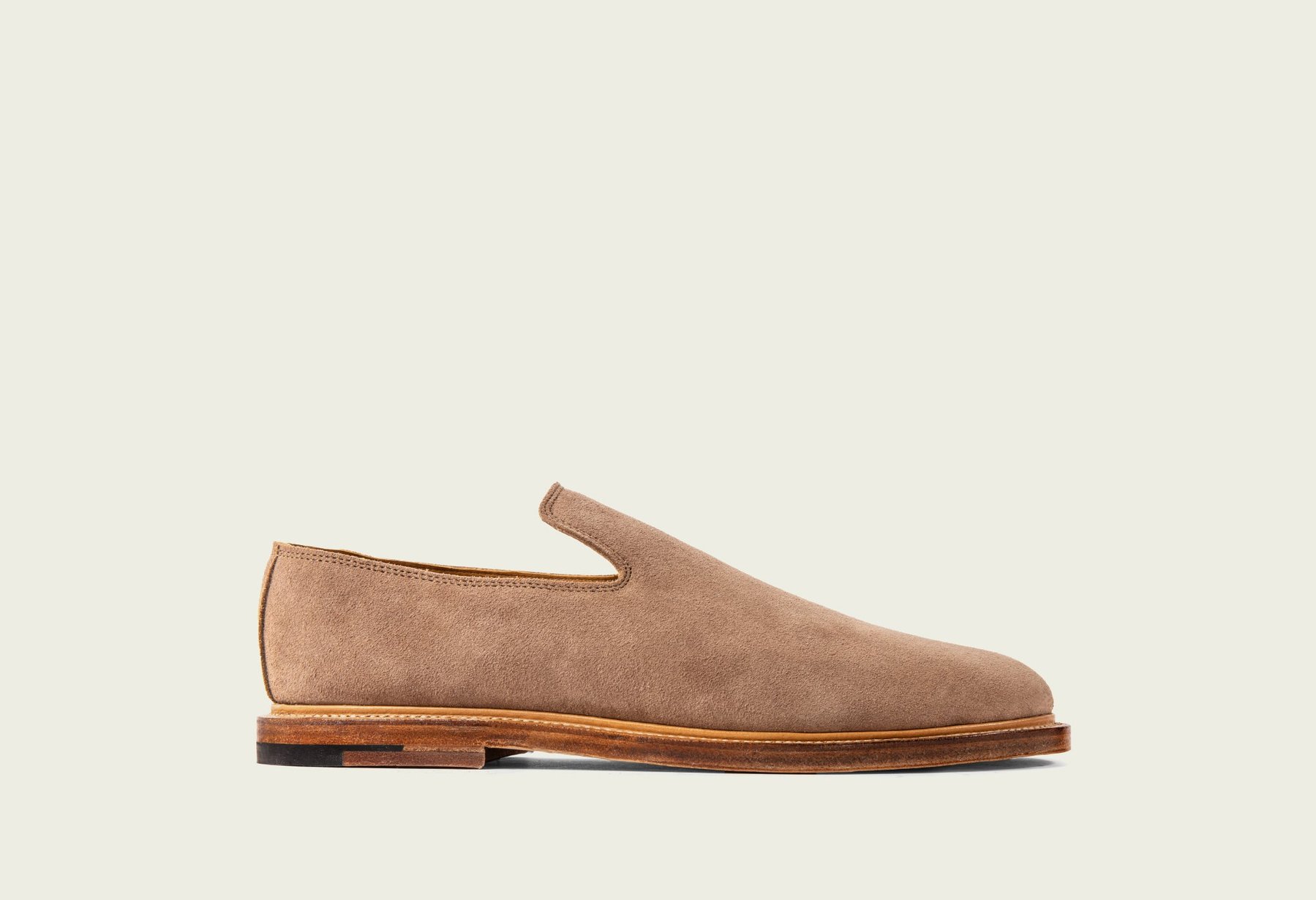 Viberg Eco Veg Fallow Suede Slipper 