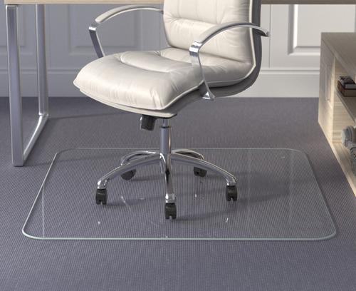 glass chair mats - Vitrazza premium super strong glass chair mat