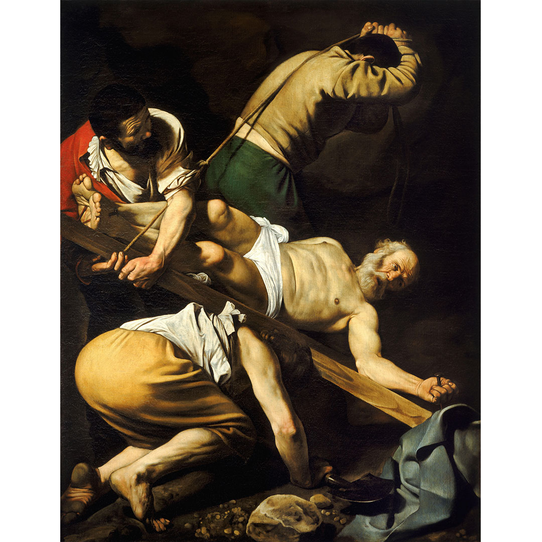 Michaelangelo Paintings - The Crucifixion of Saint Peter
