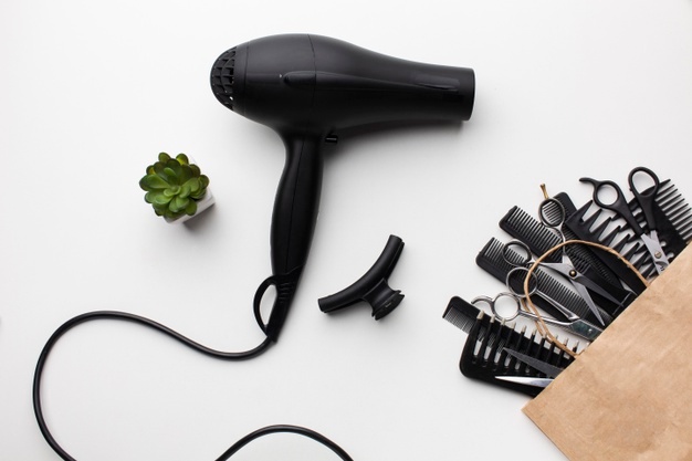 Electronic devices like Portable charger, hairdryer, or nail lamp
