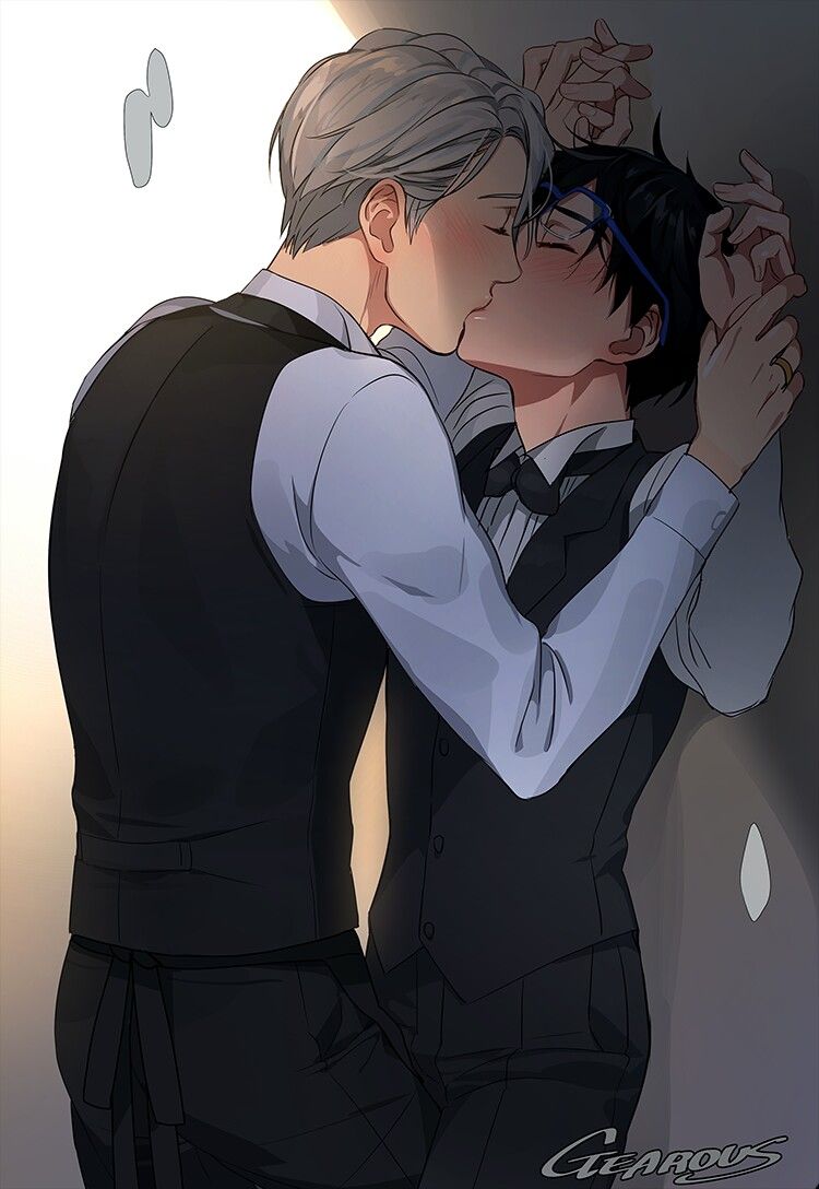 anime couples - Yuuri and Viktor (YOI)