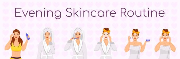 Evening Skin Care Routine 