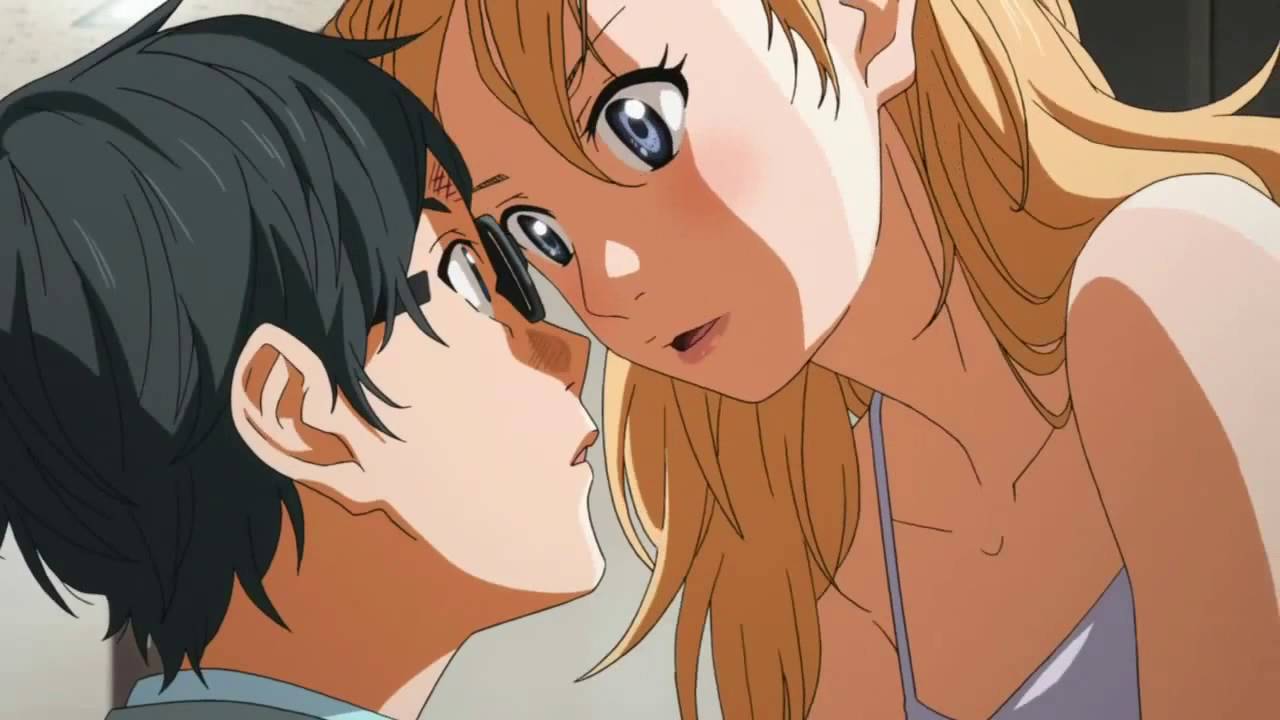 anime couples - Kousei Arima & Kaori Miyazono (Your Lie in April)