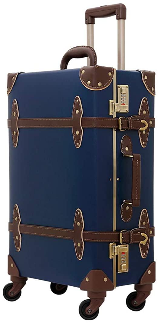 vintage luggage - Uretravel Zipperless Aluminum Frame 24-Inch Spinner Suitcase