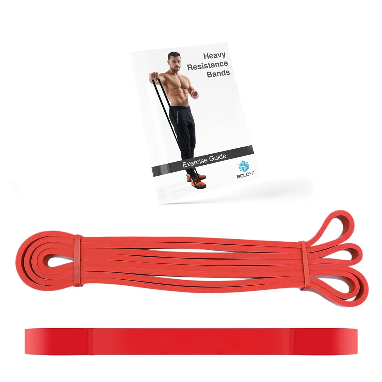 best resistance brands India - Boldfit Heavy Resistance Band for Exercise & Stretching
