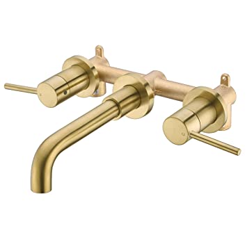 best bathroom faucets - HANEBATH Brass Wall Mounted Bathroom Faucet 