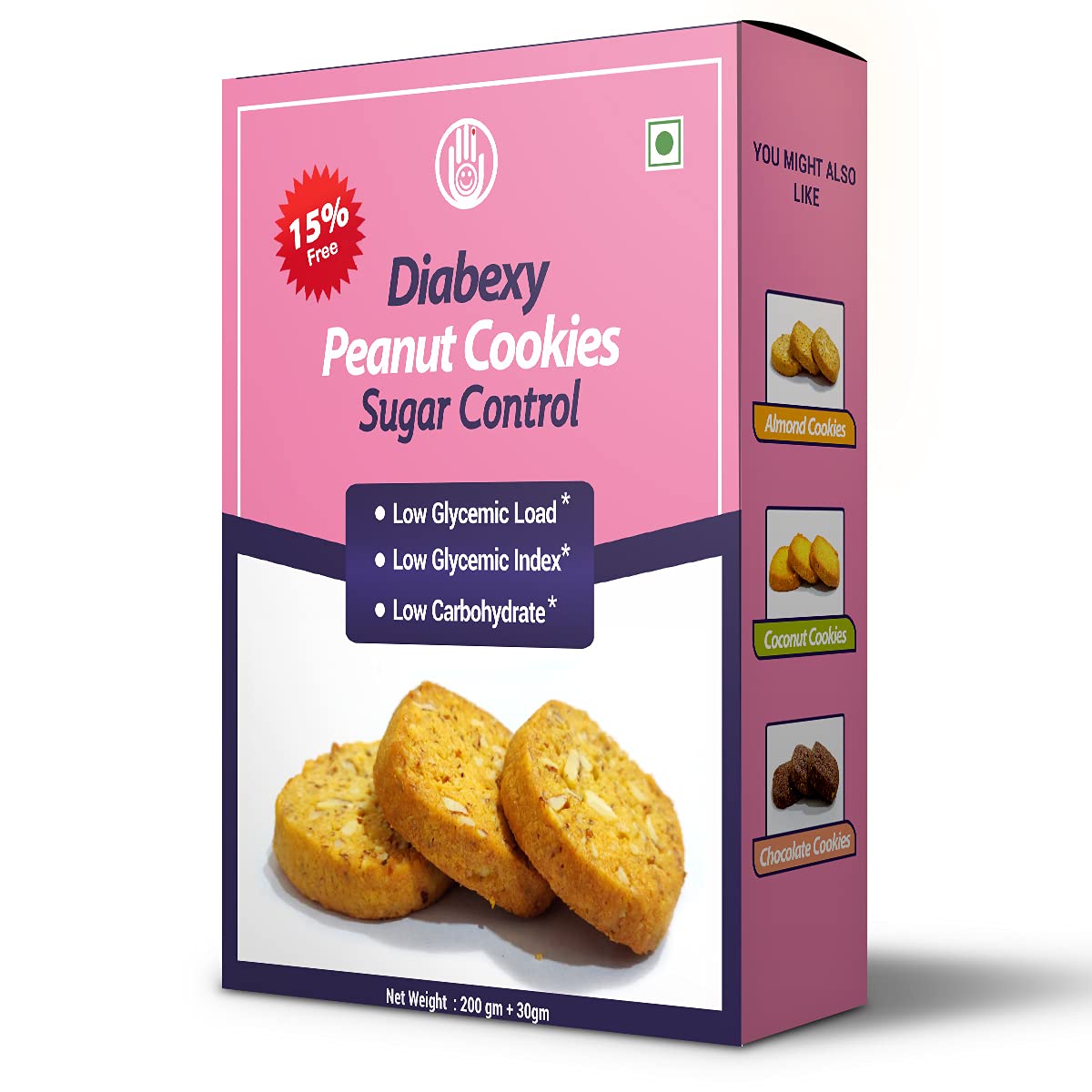 Diabexy Peanut Cookies Sugar Control For Diabetes