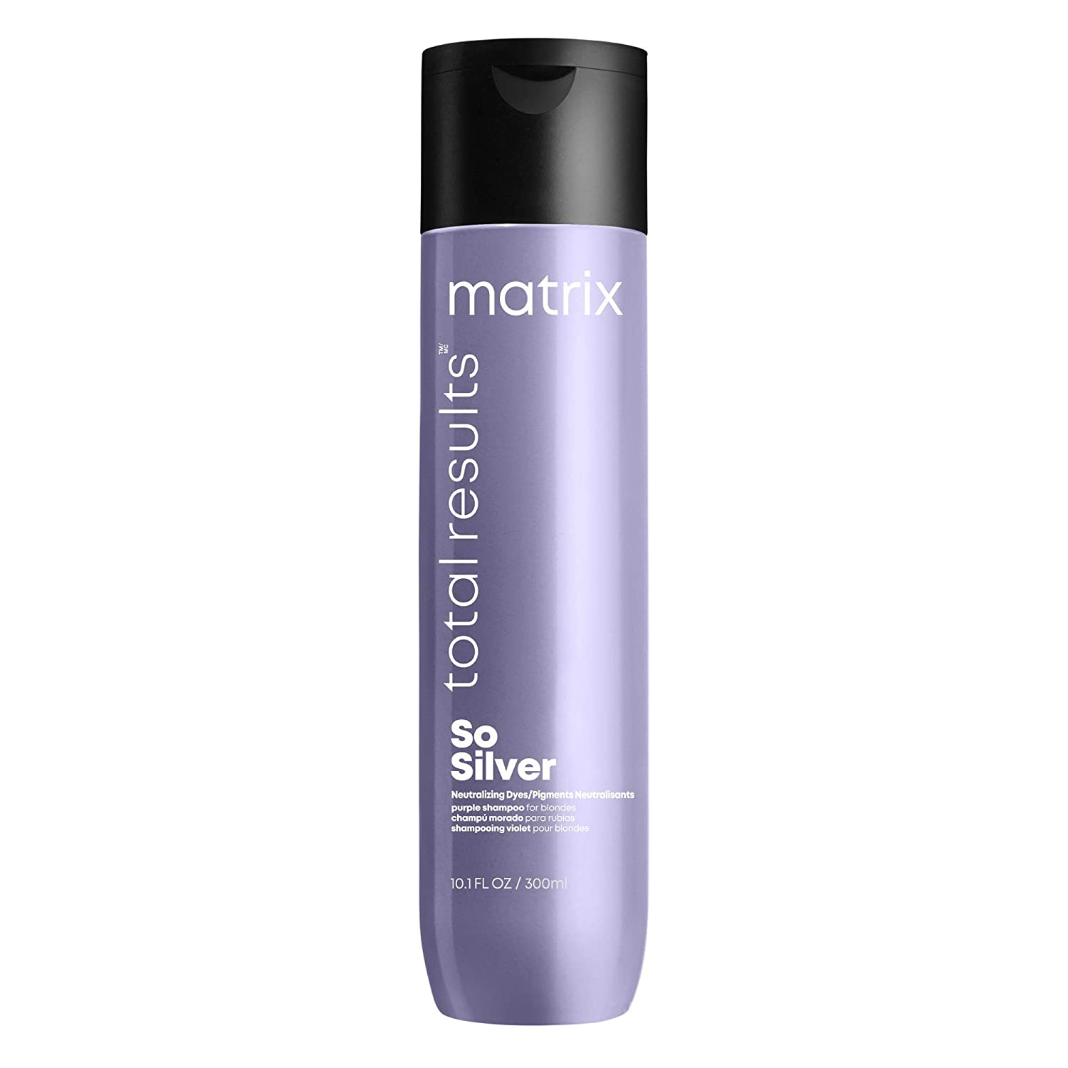 colour depositing shampoo for grey hair -Matrix Total Results So Silver Color Depositing Purple Shampoo