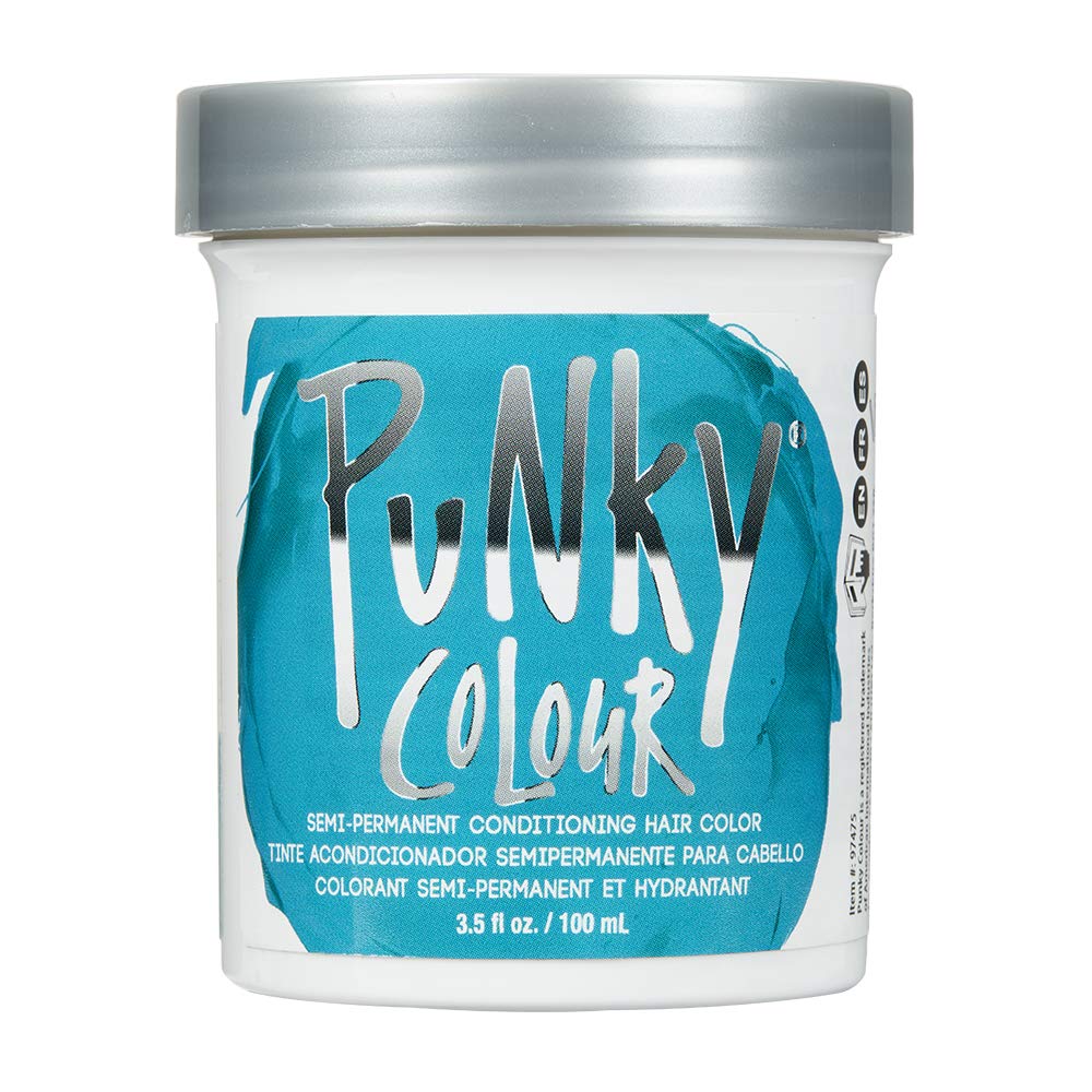 teal hair dye - Punky Turquoise Semi-Permanent Conditioning Hair Color
