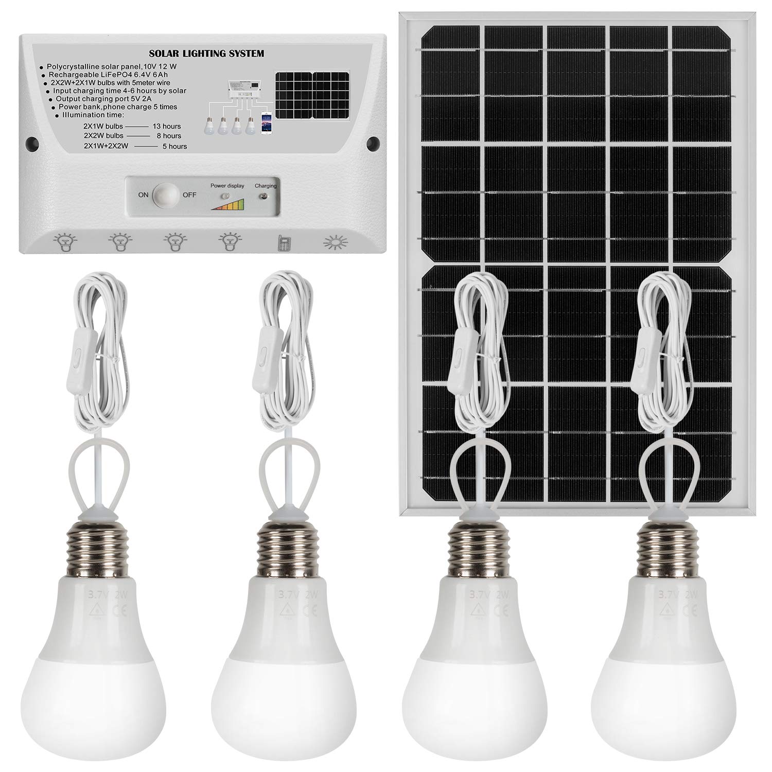 indoor solar lights - YINGHAO Solar Light Indoor Home Kit