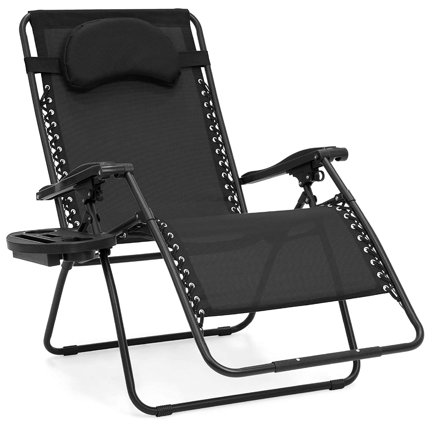 canopy chair - Best Choice Products Oversized Zero Gravity Reclining Lounge Patio Chair