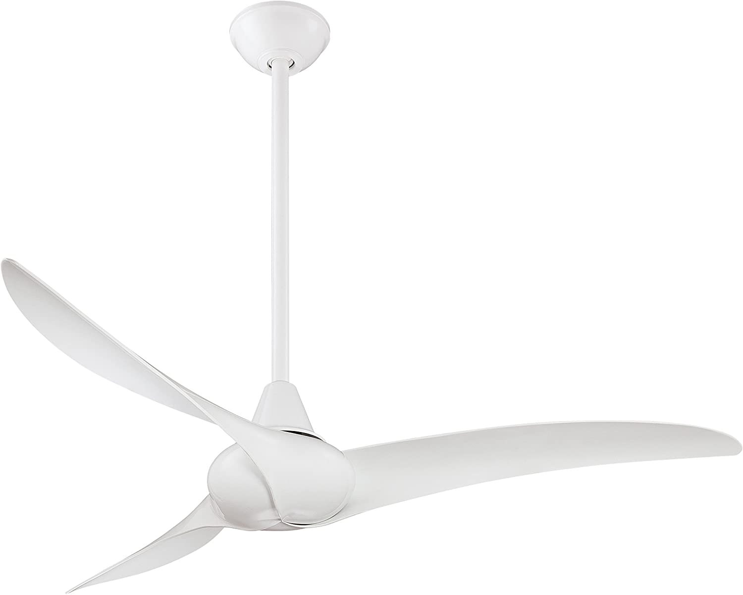 girl ceiling fans - Minka-Aire F843-WH, Wave, 52" Ceiling Fan, White