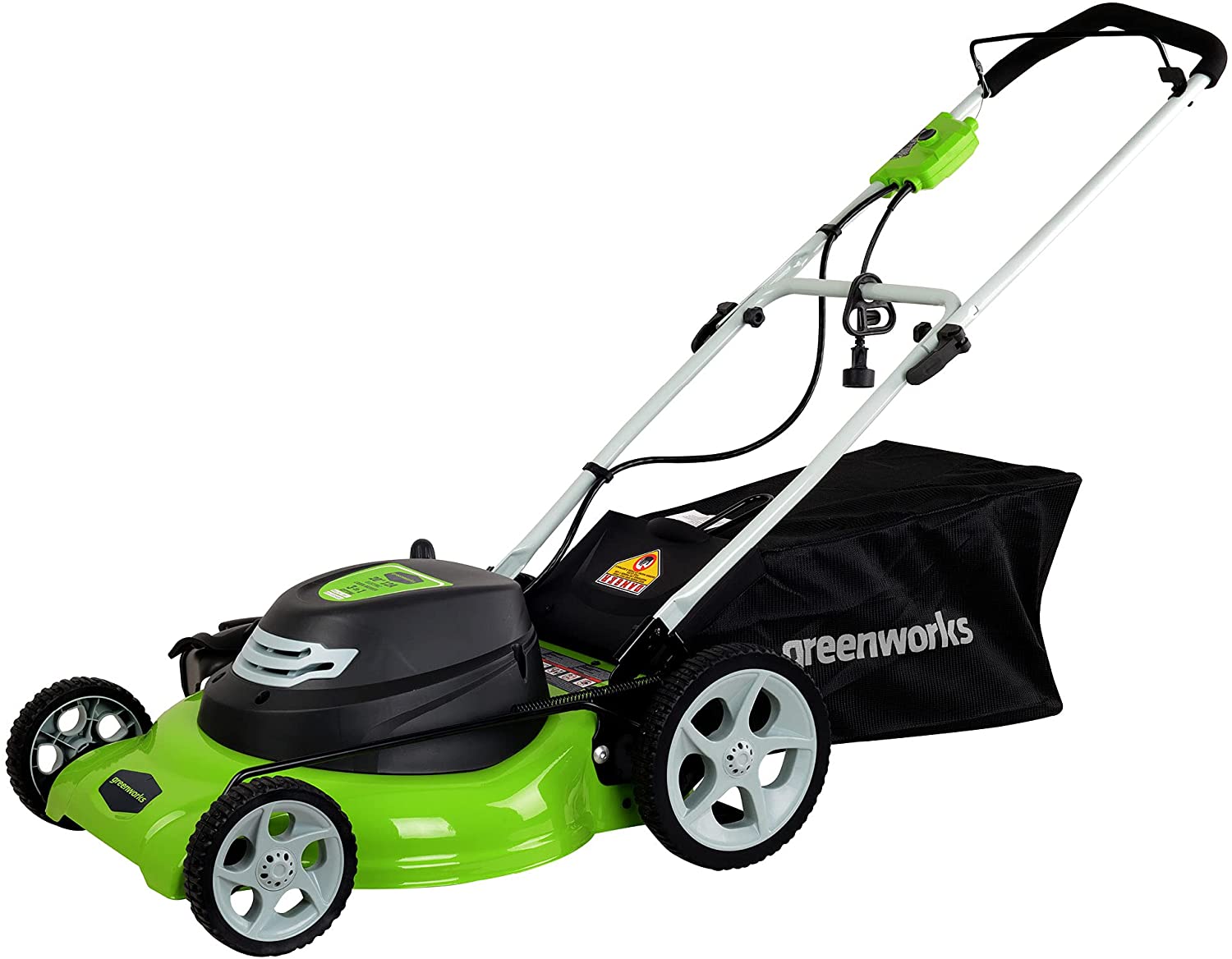 The GreenWorks 25022 12 Amp Corded 20-Inch Lawn Mower 