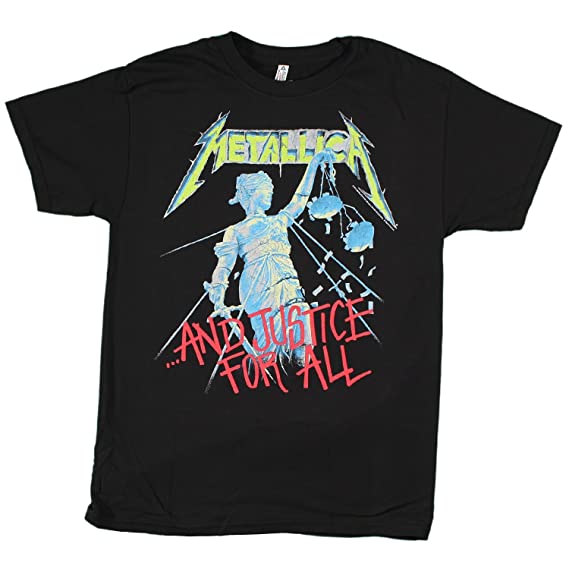band t shirts - Metallica: And Justice For All Neon (all Over) T-shirt