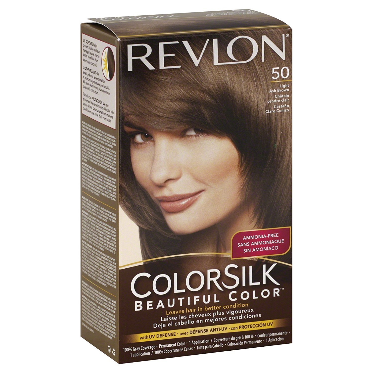 ash brown hair dye - Revlon Colorsilk Beautiful Color, Light Ash Brown-Best for: Cooling down warmer tones