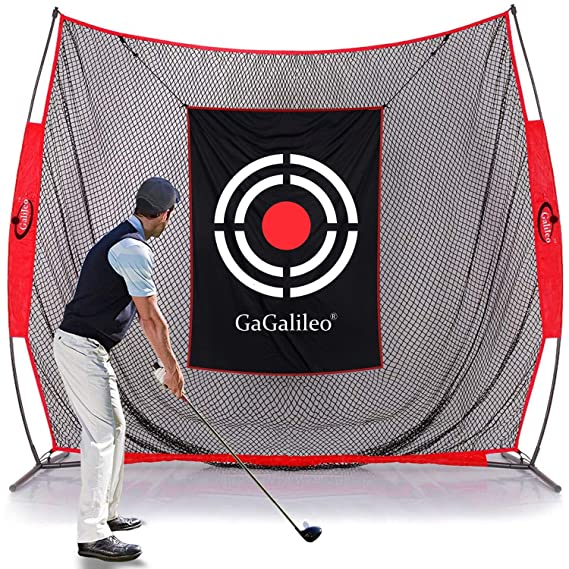 GALILEO Golf Practice Net Driving Range Golf Hitting Nets for Indoor Outdoor with Golf Training Aids (Variety of Options)