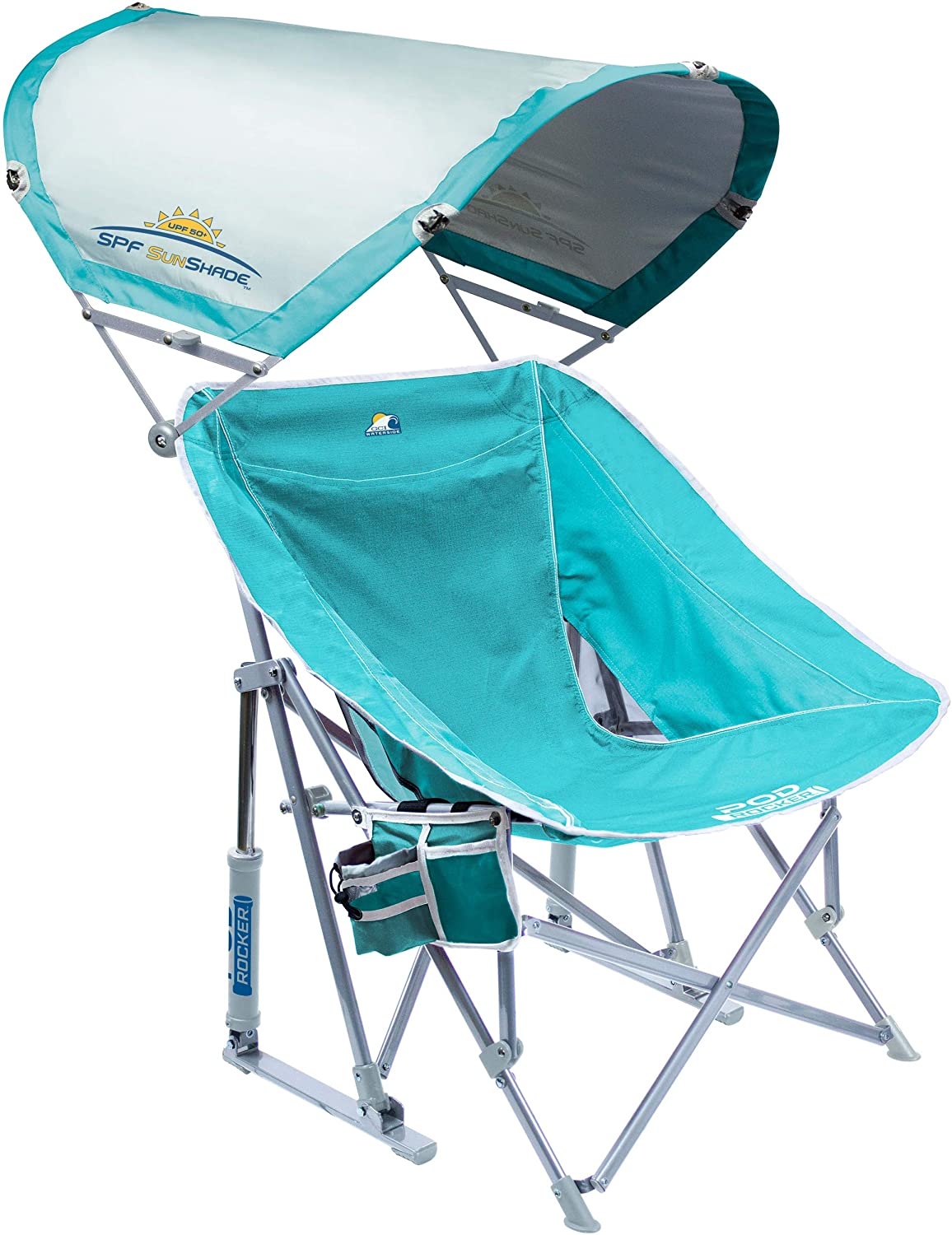 canopy chair - GCI Outdoor Waterside Pod Rocker Collapsible Rocking Chair with Sunshade
