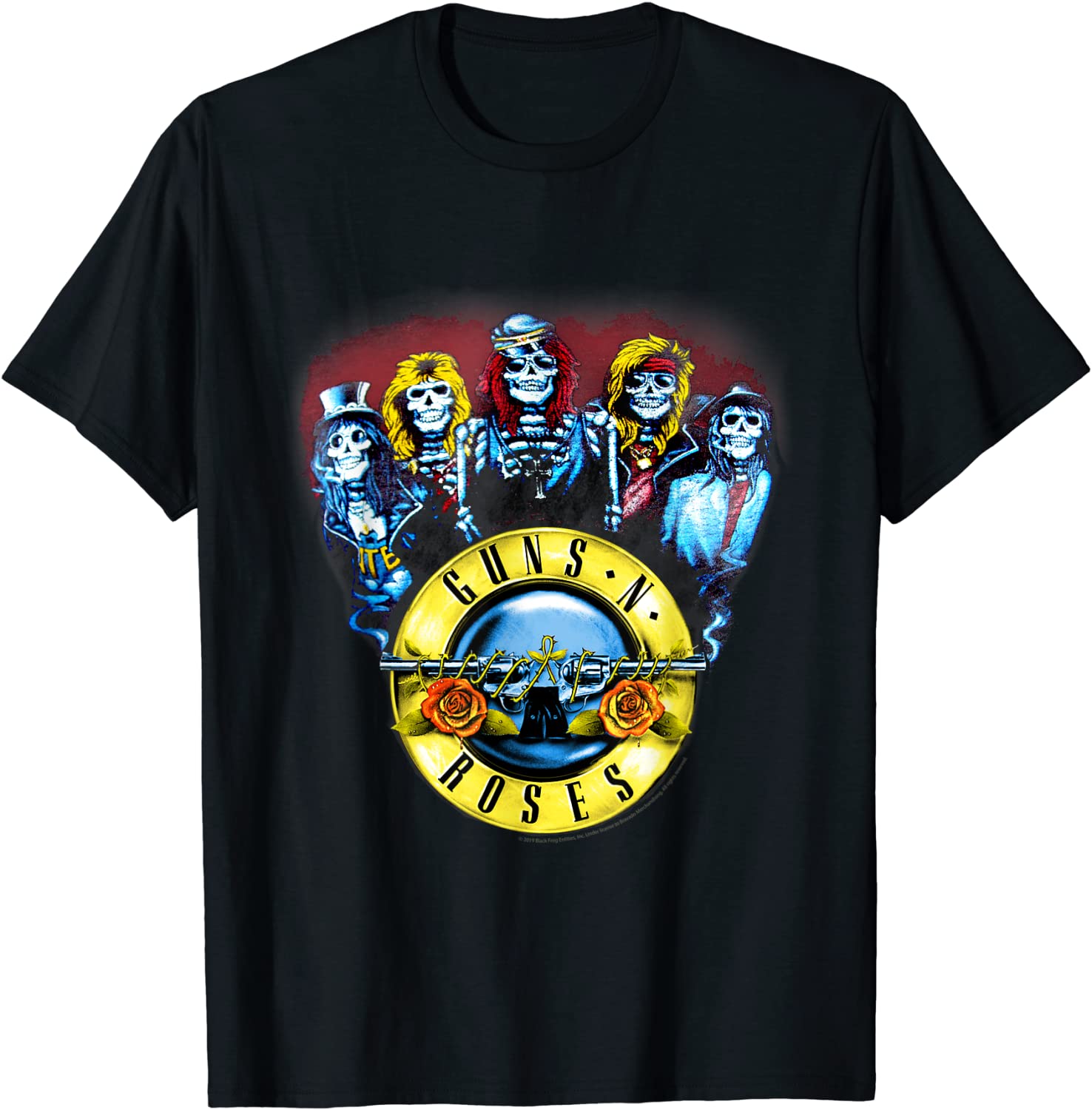 band t shirts - Guns n' Roses: Skeleton Guns Slim Fit T-shirt
