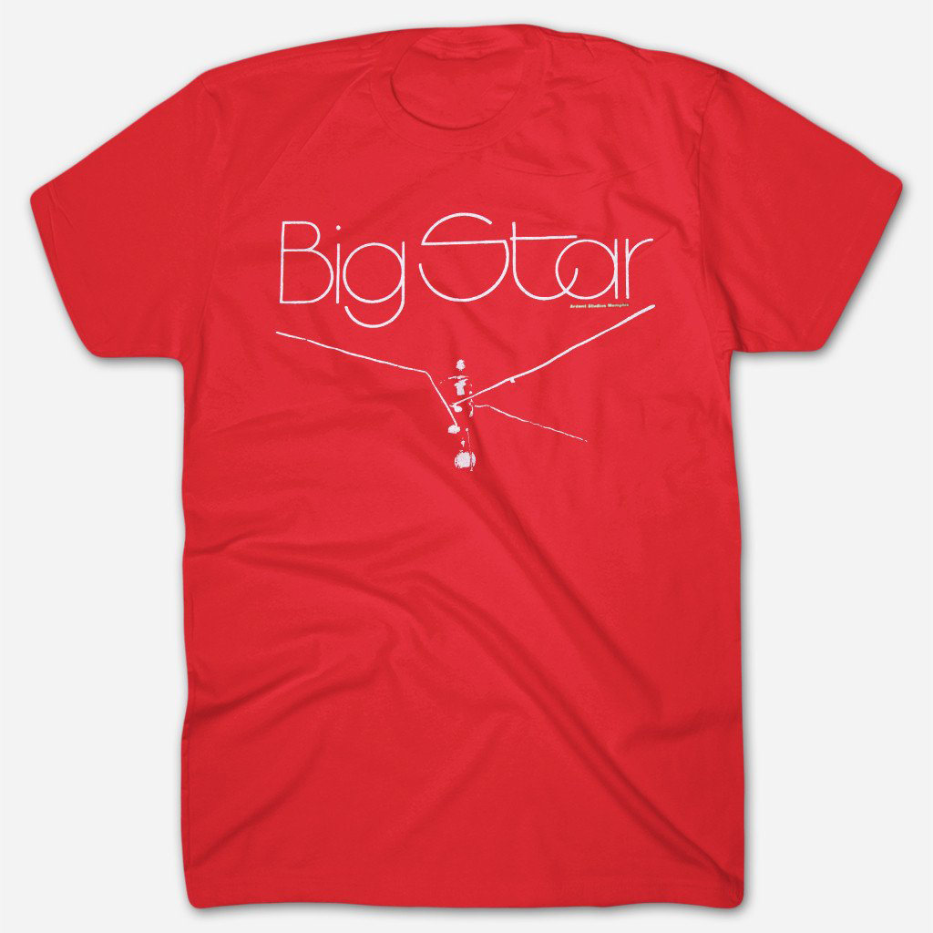 band t shirts - Big Star - Radio City Red T-Shirt