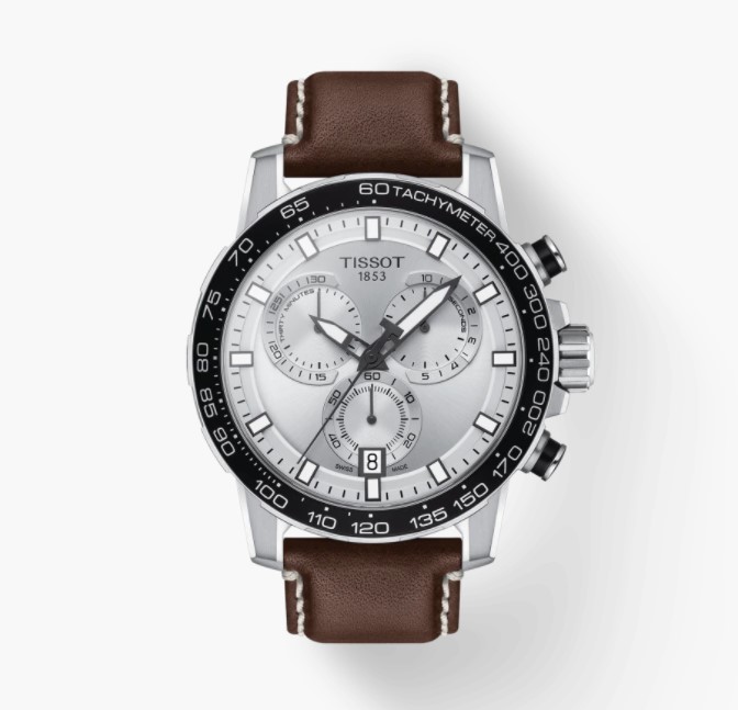 nicest leather watches - tissot supersport