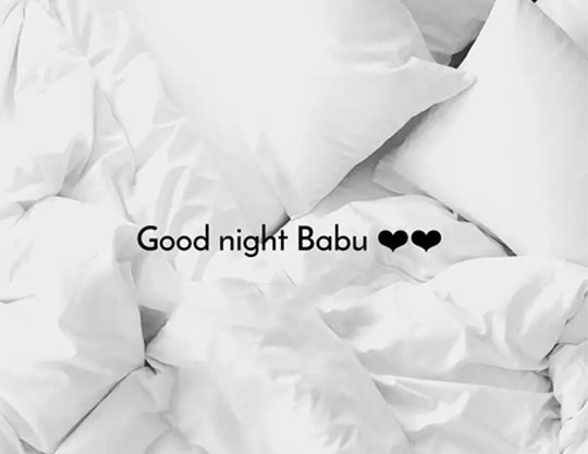 25+ Good Night Babu Images with Love Quotes