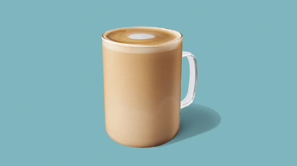 hot drinks at Starbucks - Honey Almond Milk Flat White