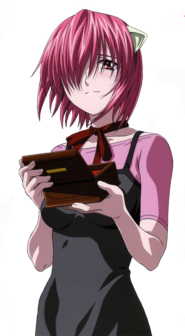 anime girls with pink hair - Lucy/ Kaede (Elfen Lied)