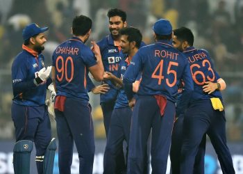 India wins the three-match series 3-0 at the Eden Gardens in Kolkata