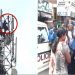Punjab: Man climbed up the tower with a bottle of petrol in front of MLA Hostel, troubled by unemployment