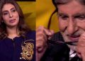 Amitabh Bachchan Wipes Away Tears on KBC 1000th Episode With Daughter Shweta, Navya Naveli Nanda