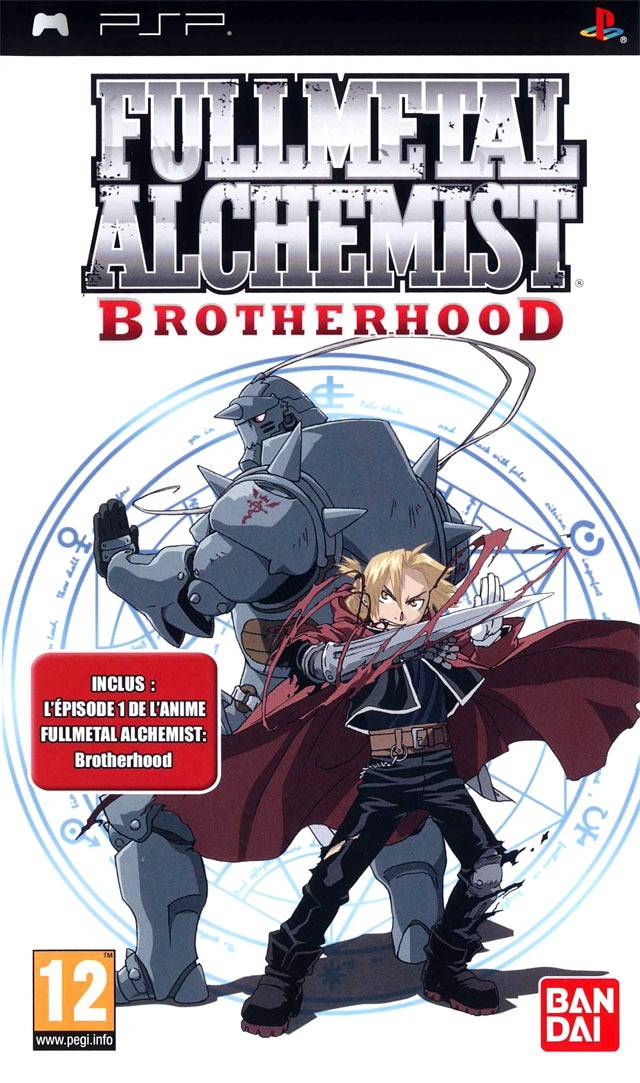 best action anime - Fullmetal Alchemist: Brotherhood is a video game